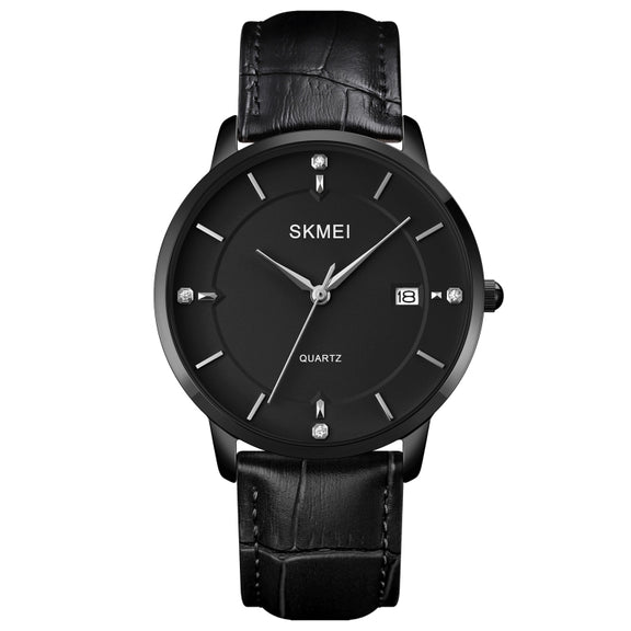 SKMEI 1801 Men Casual Calendar Quartz Watch(BLack)
