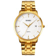 SKMEI 1801 Men Casual Calendar Quartz Watch(Golden Steel Belt) - free shipping - PMC TechLife - Order now!