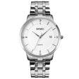 SKMEI 1801 Men Casual Calendar Quartz Watch(Silver Steel Belt) - free shipping - PMC TechLife - Order now!