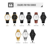 SKMEI 1801 Men Casual Calendar Quartz Watch(Silver Black)
