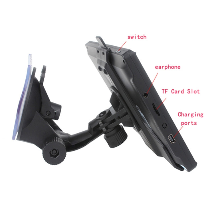 7 inch Car HD GPS Navigator 8G+128M Resistive Screen Support FM / TF Card, Specification:Southeast Asia Map