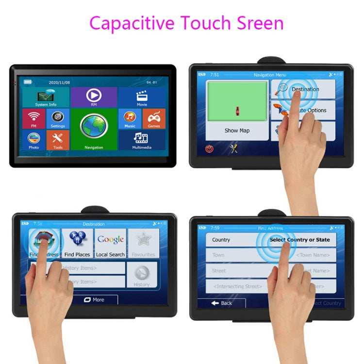 7 inch Car HD GPS Navigator 8G+128M Resistive Screen Support FM / TF Card, Specification:Middle East Map - Car MP3 & MP4 & MP5 by PMC TechLife | Online Shopping South Africa | PMC TechLife | Buy Now Pay Later Mobicred