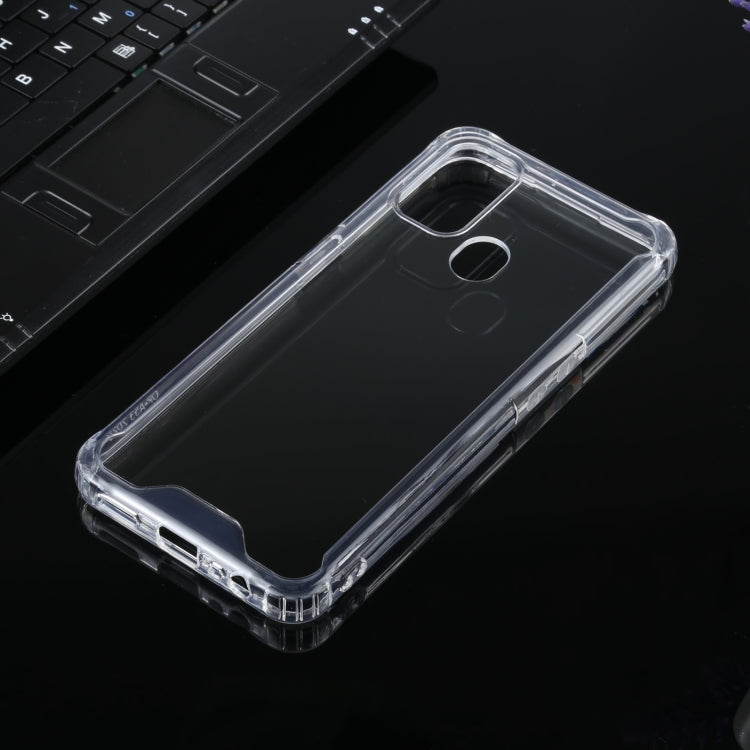 For OPPO A53 / A32 Four-corner Shockproof Transparent TPU + PC Protective Case - OPPO Cases by PMC TechLife | Online Shopping South Africa | PMC TechLife