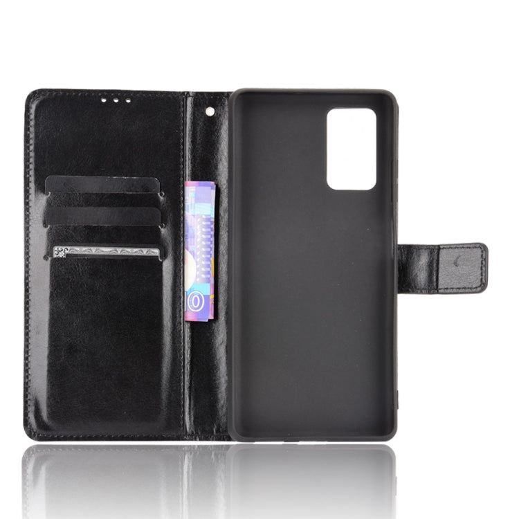 For Blackview A100 Crazy Horse Texture Horizontal Flip Leather Case with Holder & Card Slots & Lanyard(Black) - More Brand by PMC TechLife | Online Shopping South Africa | PMC TechLife | Buy Now Pay Later Mobicred
