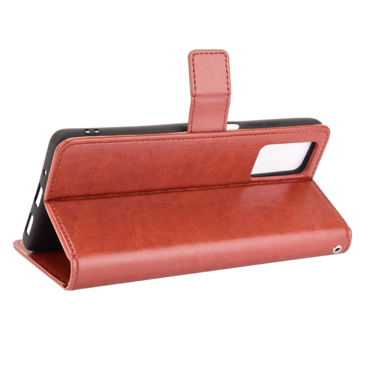 For Blackview A100 Crazy Horse Texture Horizontal Flip Leather Case with Holder & Card Slots & Lanyard(Brown) - More Brand by PMC TechLife | Online Shopping South Africa | PMC TechLife | Buy Now Pay Later Mobicred