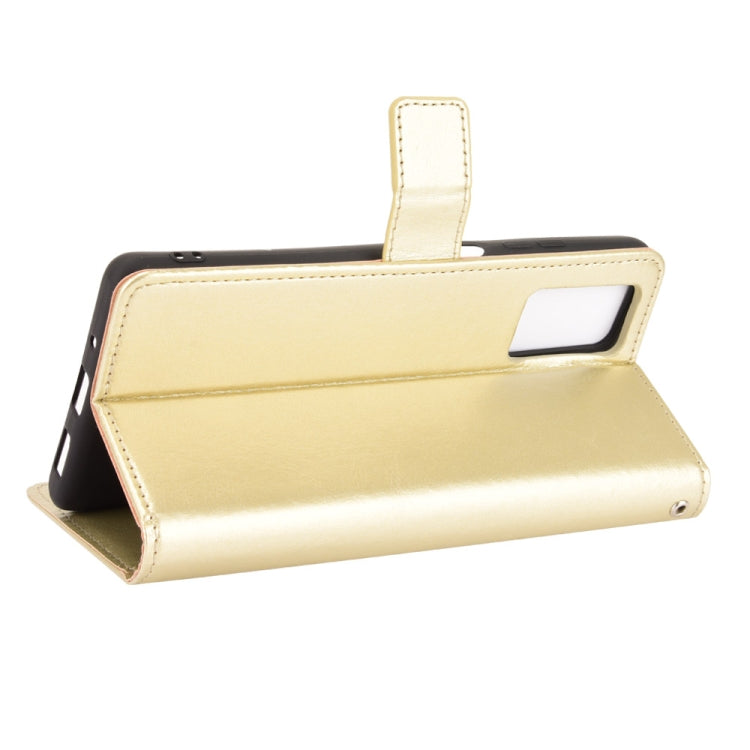 For Blackview A100 Crazy Horse Texture Horizontal Flip Leather Case with Holder & Card Slots & Lanyard(Gold) - More Brand by PMC TechLife | Online Shopping South Africa | PMC TechLife