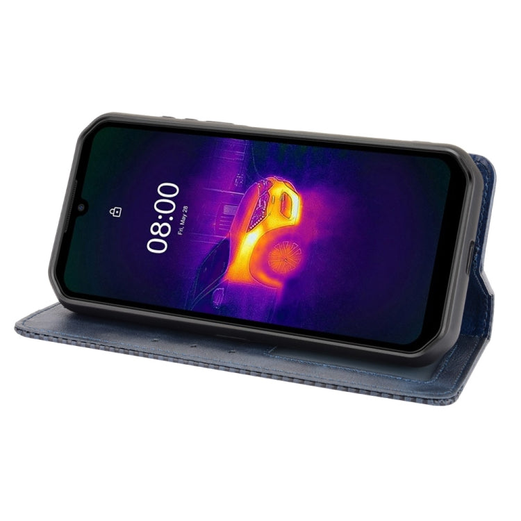 For Ulefone Armor 11 5G / Armor 11T 5G Magnetic Buckle Retro Crazy Horse Texture Horizontal Flip Leather Case with Holder & Card Slots & Photo Frame(Blue) - Ulefone Cases by PMC Jewellery | Online Shopping South Africa | PMC Jewellery | Buy Now Pay Later Mobicred