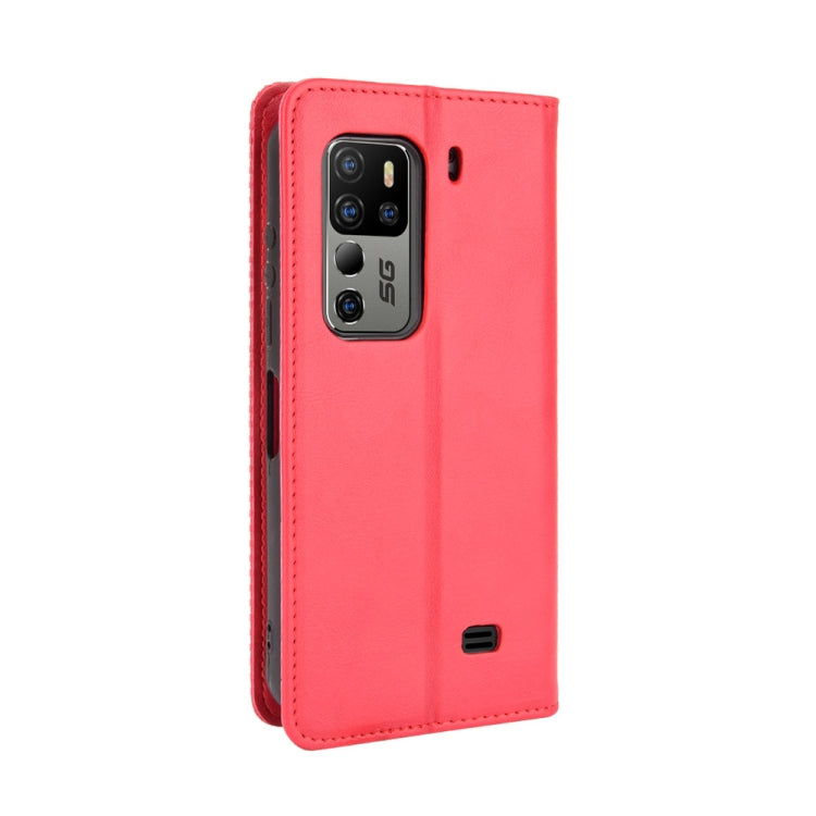 For Ulefone Armor 11 5G / Armor 11T 5G Magnetic Buckle Retro Crazy Horse Texture Horizontal Flip Leather Case with Holder & Card Slots & Photo Frame(Red) - Ulefone Cases by PMC Jewellery | Online Shopping South Africa | PMC Jewellery | Buy Now Pay Later Mobicred