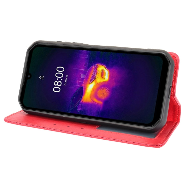 For Ulefone Armor 11 5G / Armor 11T 5G Magnetic Buckle Retro Crazy Horse Texture Horizontal Flip Leather Case with Holder & Card Slots & Photo Frame(Red) - Ulefone Cases by PMC Jewellery | Online Shopping South Africa | PMC Jewellery | Buy Now Pay Later Mobicred