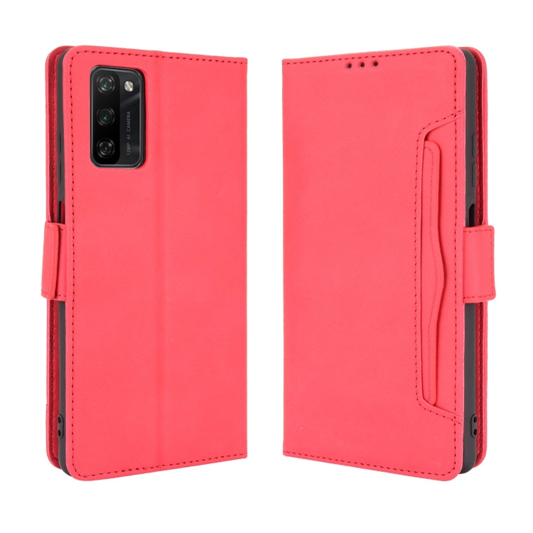 For Blackview A100 Skin Feel Calf Pattern Horizontal Flip Leather Case with Holder & Card Slots & Photo Frame(Red) - free shipping - PMC TechLife - Order now!