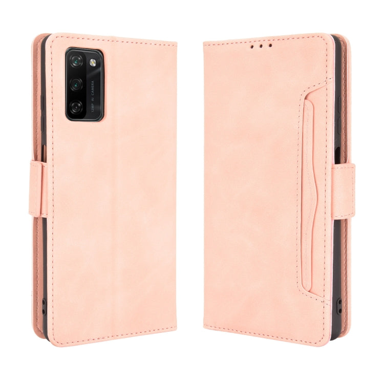 For Blackview A100 Skin Feel Calf Pattern Horizontal Flip Leather Case with Holder & Card Slots & Photo Frame(Pink) - More Brand by PMC TechLife | Online Shopping South Africa | PMC TechLife