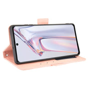 For Blackview A100 Skin Feel Calf Pattern Horizontal Flip Leather Case with Holder & Card Slots & Photo Frame(Pink)