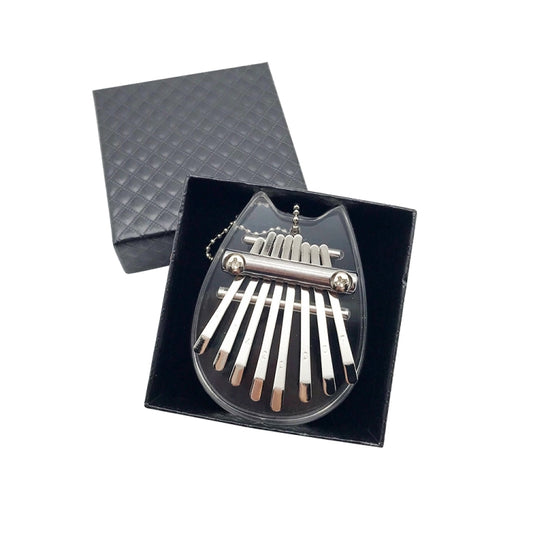 Mini 8 Tone Thumb Piano Kalimba Musical Instruments, Random Packaging(Acrylic Chinchilla) - Keyboard Accessories by PMC Jewellery | Online Shopping South Africa | PMC Jewellery | Buy Now Pay Later Mobicred