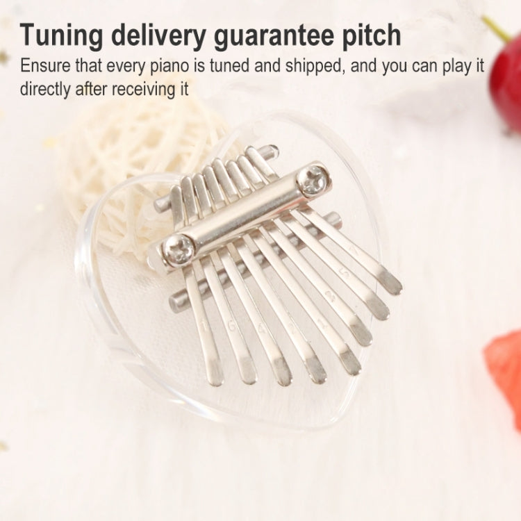 Mini 8 Tone Thumb Piano Kalimba Musical Instruments, Random Packaging(Acrylic Chinchilla) - Keyboard Accessories by PMC TechLife | Online Shopping South Africa | PMC TechLife | Buy Now Pay Later Mobicred