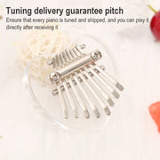 Mini 8 Tone Thumb Piano Kalimba Musical Instruments, Random Packaging(Acrylic Chinchilla)