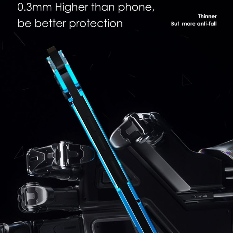 For iPhone 13 R-JUST Shockproof Armor Metal Protective Case(Blue) - free shipping - PMC TechLife - Order now!