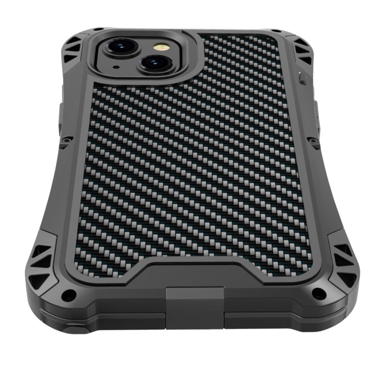 For iPhone 13 mini R-JUST AMIRA Shockproof Dustproof Waterproof Metal Protective Case (Black) - iPhone 13 mini Cases by R-JUST | Online Shopping South Africa | PMC Jewellery | Buy Now Pay Later Mobicred