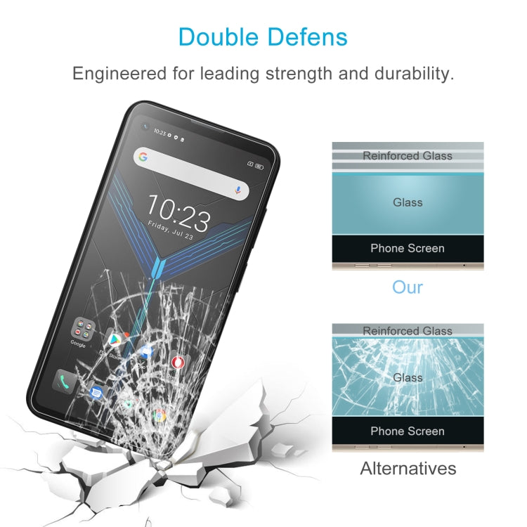 For Blackview BL5000 Dual 50 PCS 0.26mm 9H 2.5D Tempered Glass Film - For Blackview by PMC TechLife | Online Shopping South Africa | PMC TechLife