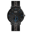 SKMEI 9218 Men Horizontal Striped Arabic Numeral Dial Mesh Belt Quartz Watch(Blue) - free shipping - PMC TechLife - Order now!