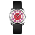 SKMEI Q029 Ladies Phone Number Pattern Dial Leather Strap Quartz Watch(Purple) - free shipping - PMC TechLife - Order now!