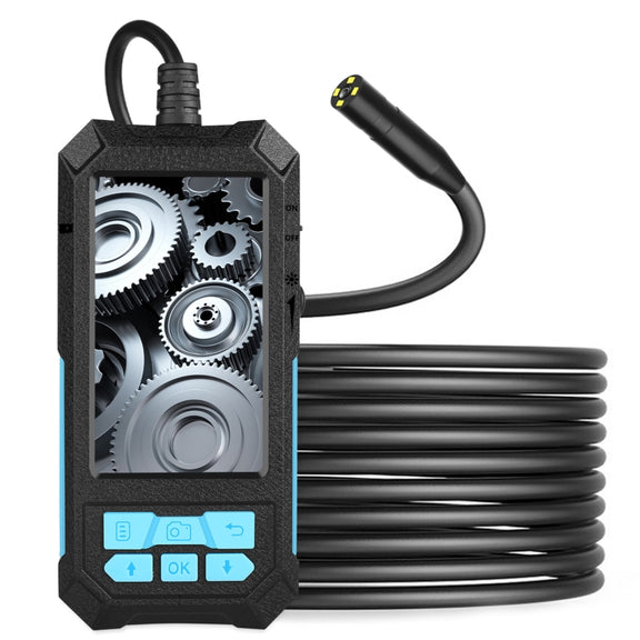 P90 14mm 4.5 inch HD 500W Autofocus Camera Endoscope Portable Water-resistant Industrial Pipe Endoscope, Hard Cable Length: 5m