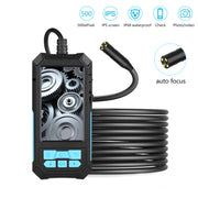 P90 11mm 4.5 inch HD 500W Autofocus Camera Endoscope Portable Water-resistant Industrial Pipe Endoscope, Hard Cable Length: 2m