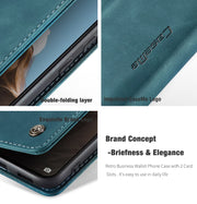 CaseMe 013 Multifunctional Horizontal Flip Leather Case with Holder & Card Slot & Wallet For Huawei P50(Blue)