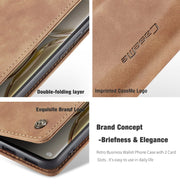 CaseMe 013 Multifunctional Horizontal Flip Leather Case with Holder & Card Slot & Wallet For Huawei P50 Pro(Brown)