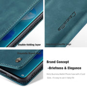 CaseMe 013 Multifunctional Horizontal Flip Leather Case with Holder & Card Slot & Wallet For Huawei P50 Pro(Blue)