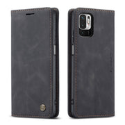 CaseMe 013 Multifunctional Horizontal Flip Leather Case with Holder & Card Slot & Wallet For Xiaomi Redmi Note 10 5G(Black)