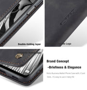 CaseMe 013 Multifunctional Horizontal Flip Leather Case with Holder & Card Slot & Wallet For Xiaomi Redmi Note 10 5G(Black)
