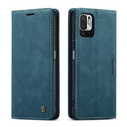 CaseMe 013 Multifunctional Horizontal Flip Leather Case with Holder & Card Slot & Wallet For Xiaomi Redmi Note 10 5G(Blue)