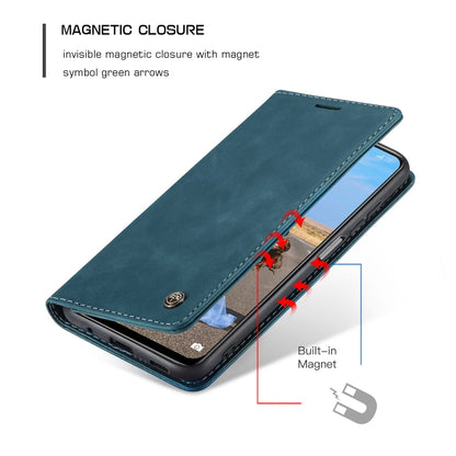 CaseMe 013 Multifunctional Horizontal Flip Leather Case with Holder & Card Slot & Wallet For Xiaomi Redmi Note 10 5G(Blue) - free shipping - PMC Jewellery - Order now!