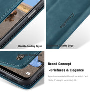 CaseMe 013 Multifunctional Horizontal Flip Leather Case with Holder & Card Slot & Wallet For Xiaomi Redmi Note 10 5G(Blue)