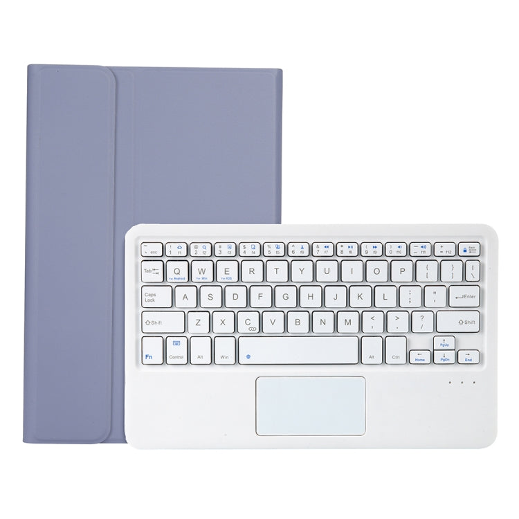 A0N5-A Ultra-thin Detachable Lambskin Texture TPU Bluetooth Keyboard Leather Tablet Case with Holder & Touchpad For Xiaomi Pad 5 / 5 Pro(Purple) - Others Keyboard by PMC TechLife | Online Shopping South Africa | PMC TechLife