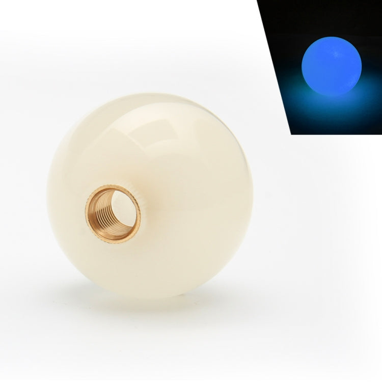 SK-1042 Universal Car Round Luminous Shift Knob with Adapters(Blue) - Shift Knob by PMC TechLife | Online Shopping South Africa | PMC TechLife | Buy Now Pay Later Mobicred