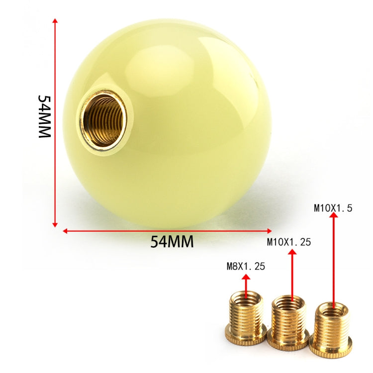 SK-1042 Universal Car Round Luminous Shift Knob with Adapters(Blue) - Shift Knob by PMC TechLife | Online Shopping South Africa | PMC TechLife | Buy Now Pay Later Mobicred