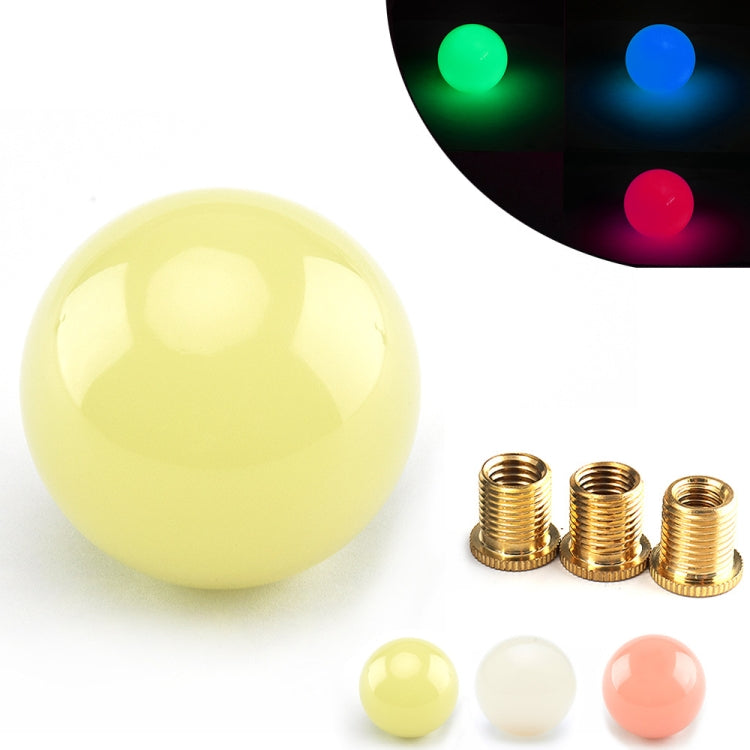 SK-1042 Universal Car Round Luminous Shift Knob with Adapters(Grenn) - Shift Knob by PMC TechLife | Online Shopping South Africa | PMC TechLife | Buy Now Pay Later Mobicred