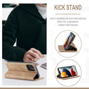 For iPhone 13 Pro Max CaseMe-013 Multifunctional Retro Frosted Horizontal Flip Leather Case with Card Slot & Holder & Wallet (Brown)
