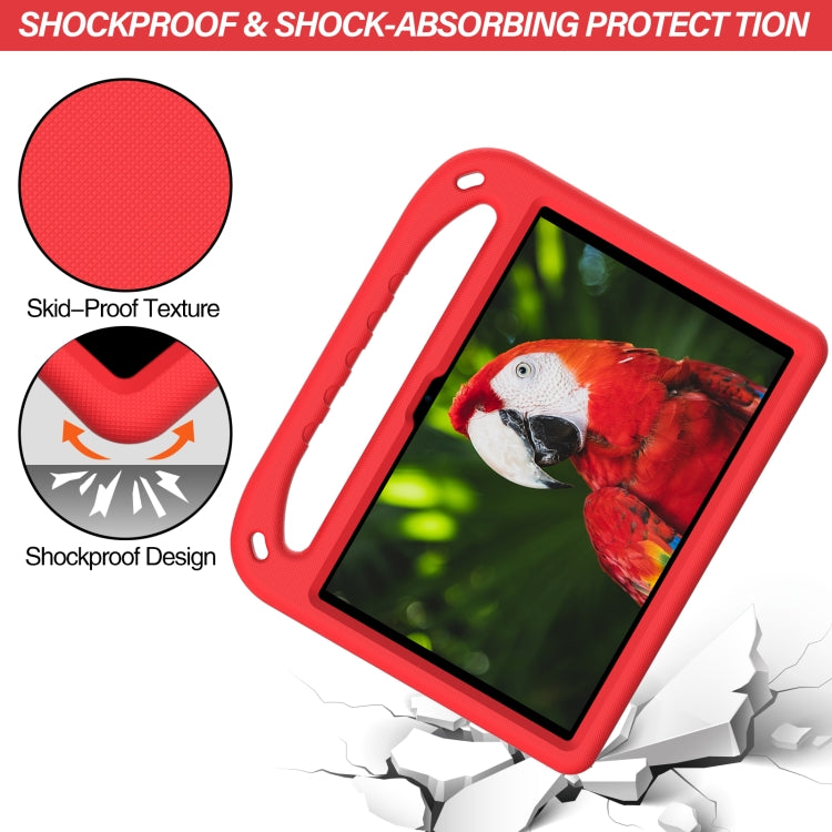For Huawei Enjoy Tablet 2 / MatePad T10 / T10s Portable Handle EVA Shockproof Anti Falling Protective Case with Triangle Holder(Red) - free shipping - PMC TechLife - Order now!