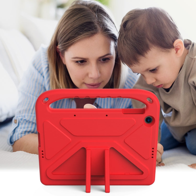 For Huawei Enjoy Tablet 2 / MatePad T10 / T10s Portable Handle EVA Shockproof Anti Falling Protective Case with Triangle Holder(Red)