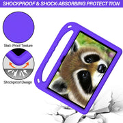 For Huawei Enjoy Tablet 2 / MatePad T10 / T10s Portable Handle EVA Shockproof Anti Falling Protective Case with Triangle Holder(Purple)