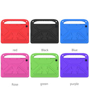 For Huawei Enjoy Tablet 2 / MatePad T10 / T10s Portable Handle EVA Shockproof Anti Falling Protective Case with Triangle Holder(Purple)