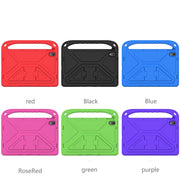 For Lenovo Tab P11 TB-J606F / Tab P11 Plus TB-J607F Portable Handle EVA Shockproof Anti Falling Protective Case with Triangle Holder(Green)