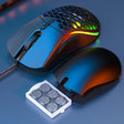 iMICE T60 7-key Custom Colorful Luminous Wired Honeycomb Gaming Mouse, Cable Length: 1.8m(Black) - Wired Mice by iMICE | Online Shopping South Africa | PMC Jewellery | Buy Now Pay Later Mobicred