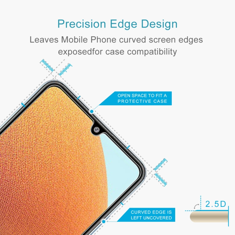 For Samsung Galaxy A32 4G 10 PCS 0.26mm 9H 2.5D Tempered Glass Film