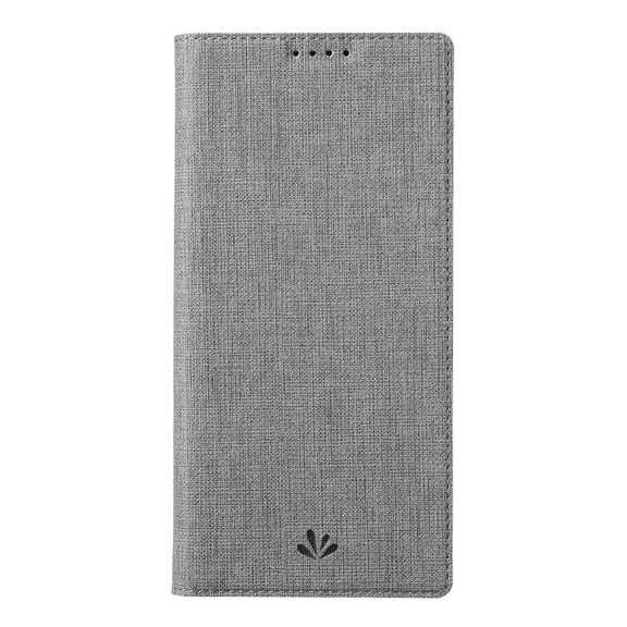 For Sharp Aquos R6 ViLi DMX Series Shockproof TPU + PU Leather Magnetic Attraction Horizontal Flip Case with Card Slot & Holder(Grey)