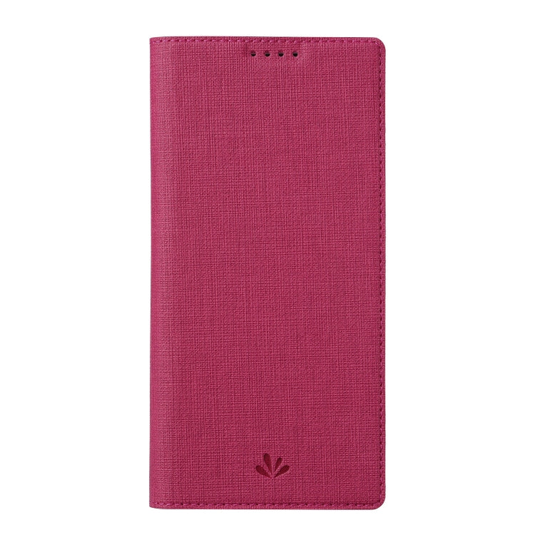For Sharp Aquos R6 ViLi DMX Series Shockproof TPU + PU Leather Magnetic Attraction Horizontal Flip Case with Card Slot & Holder(Rose Red) - free shipping - PMC Jewellery - Order now!