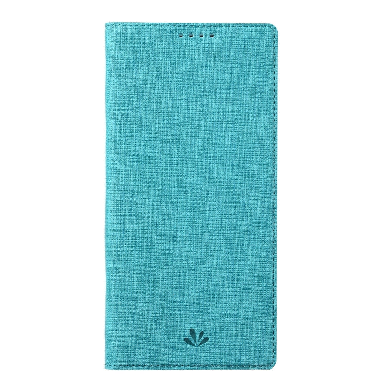 For Sharp Aquos R6 ViLi DMX Series Shockproof TPU + PU Leather Magnetic Attraction Horizontal Flip Case with Card Slot & Holder(Blue)