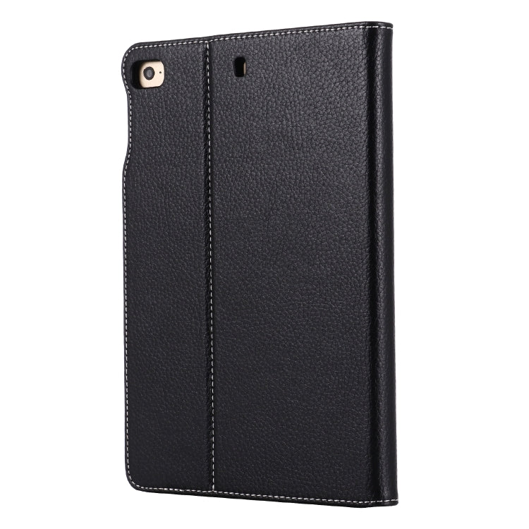 For iPad Mini 2019 & 4 & 3 & 2 & 1 GEBEI PU+TPU Horizontal Flip Protective Case with Holder & Card Slots(Black) - free shipping - PMC Jewellery - Order now!